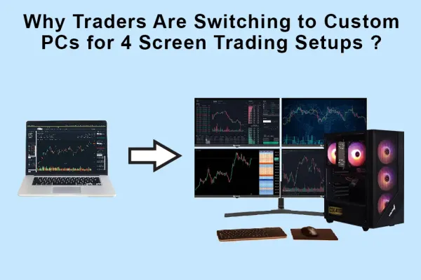 Why Traders Are Switching to Custom PCs for 4 Screen Trading Setups